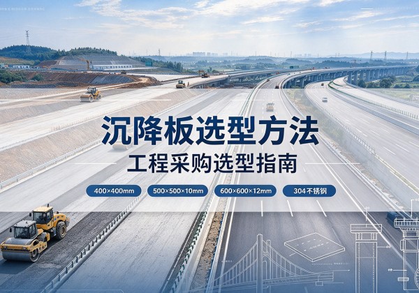 永春沉降板选择方法